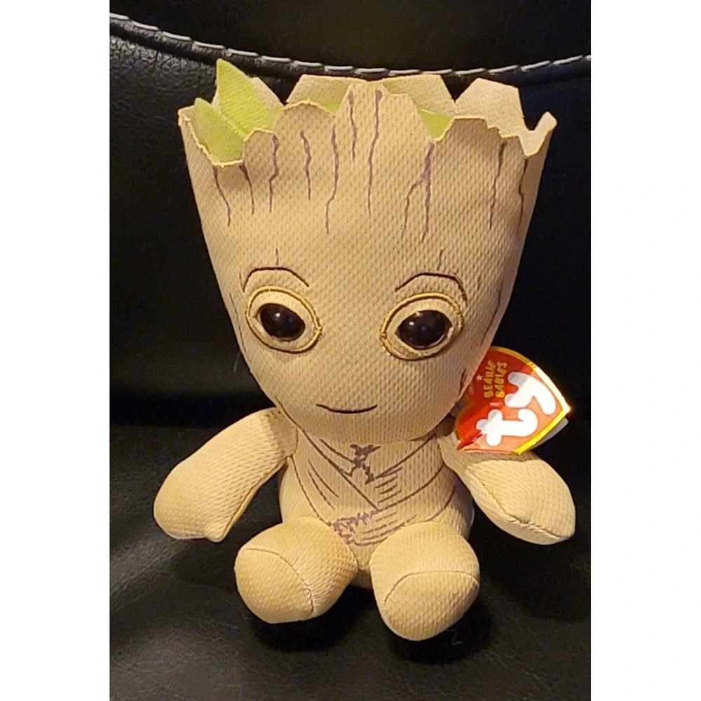 Ty Beanie Babies Marvel Guardians Of The Galaxy Baby Groot 7 inch Stuffed Animal